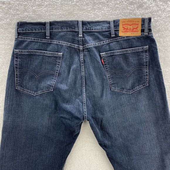 Levi's Jeans Men's 40x30 Blue 505 Regular Fit Straight Leg American Grunge Denim - Picture 9 of 16